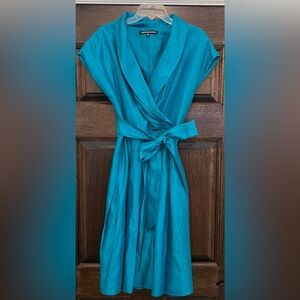 Like New Jones Wear Dress Size 12 Teal Color
